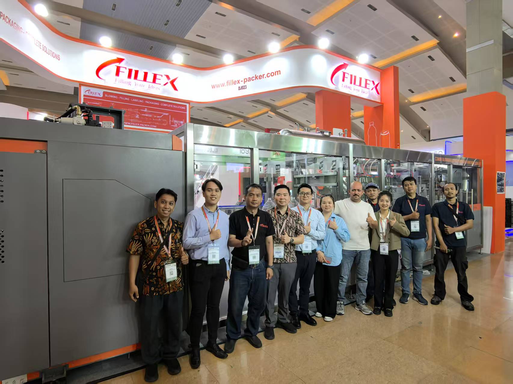 Fillex Machinery Shines At All Pack Indonesia 2024